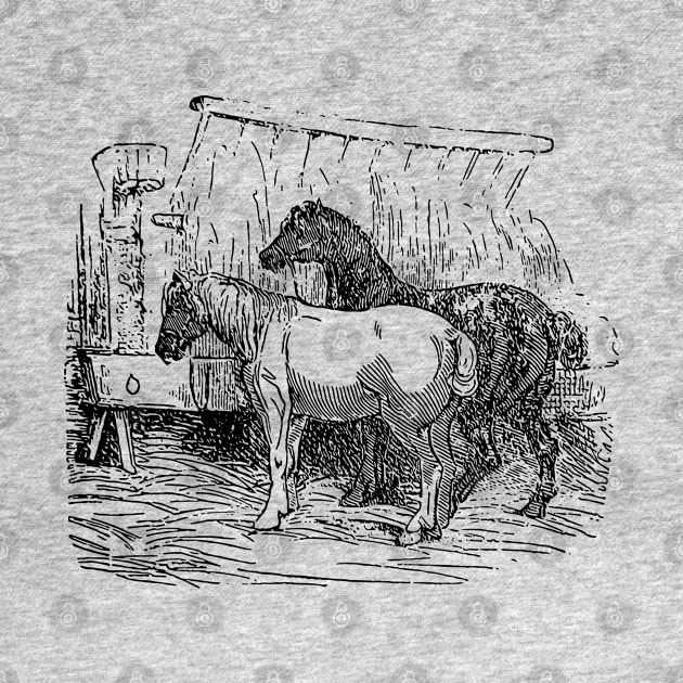 Vintage Horses Design by penandinkdesign@hotmail.com